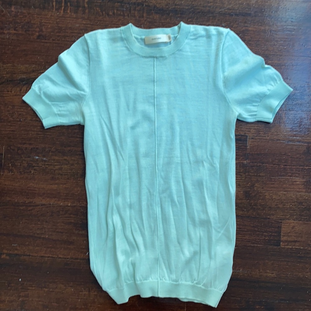 Suitstudio Mint Short Sleeve Sweater